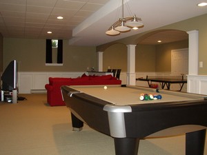 Game Room Area basement
